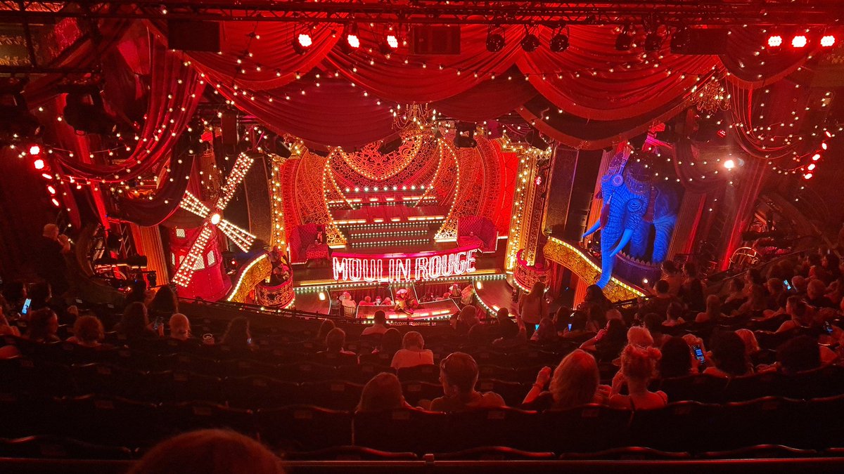 Excited to finally see Moulin Rouge with <a href="/JamesTClifford/">James Tobias</a> can not wait!!!!