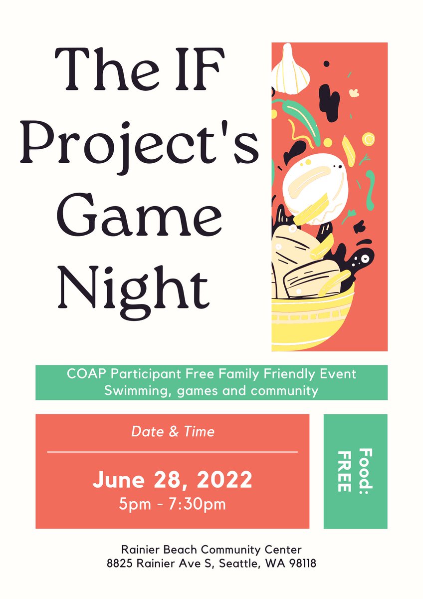 TheIfProject's tweet photo. Attention all COAP participants! Come join us for an evening of  summer fun 😁 https://t.co/2T4B3AmOs4