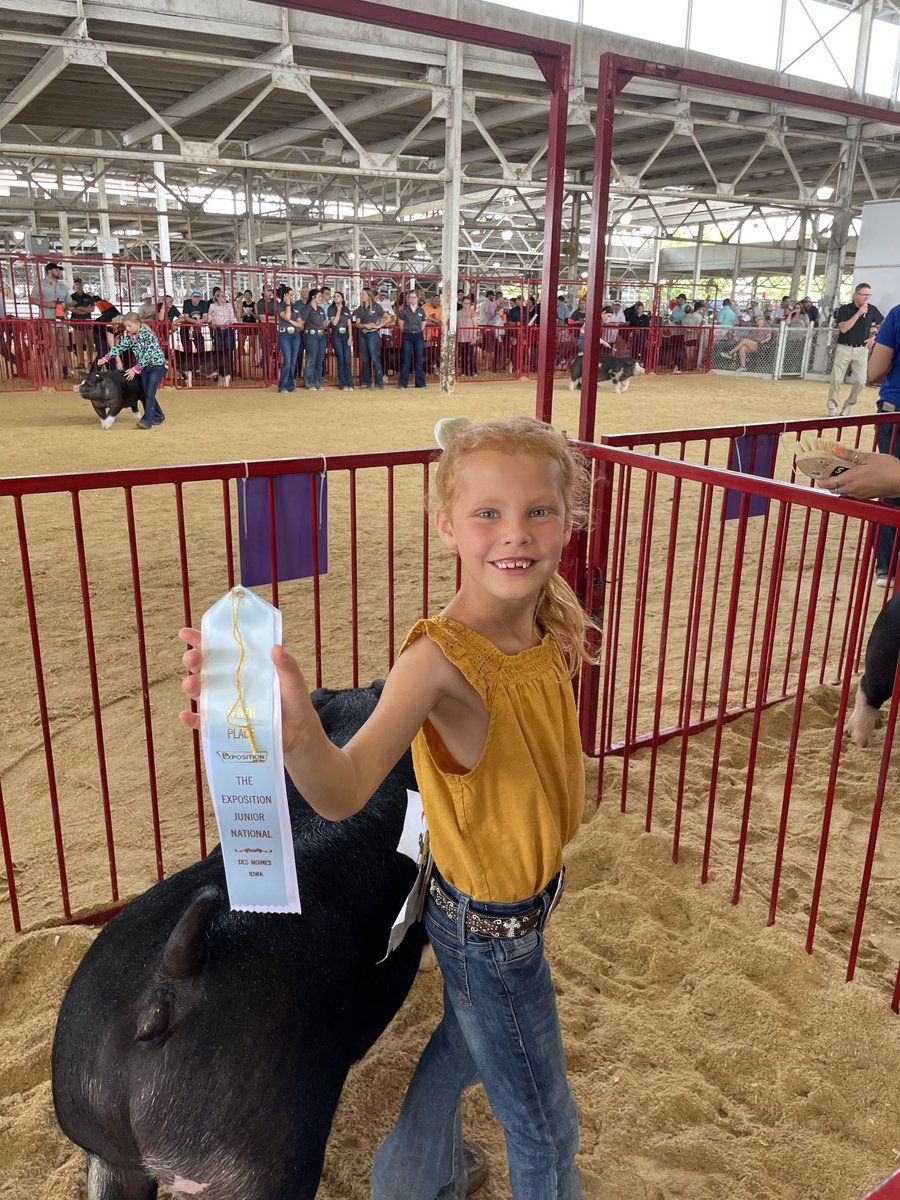 DrKellyFromKS's tweet photo. And big sister places with two of her pigs today. #theexposition. https://t.co/9H0q4qJZlm