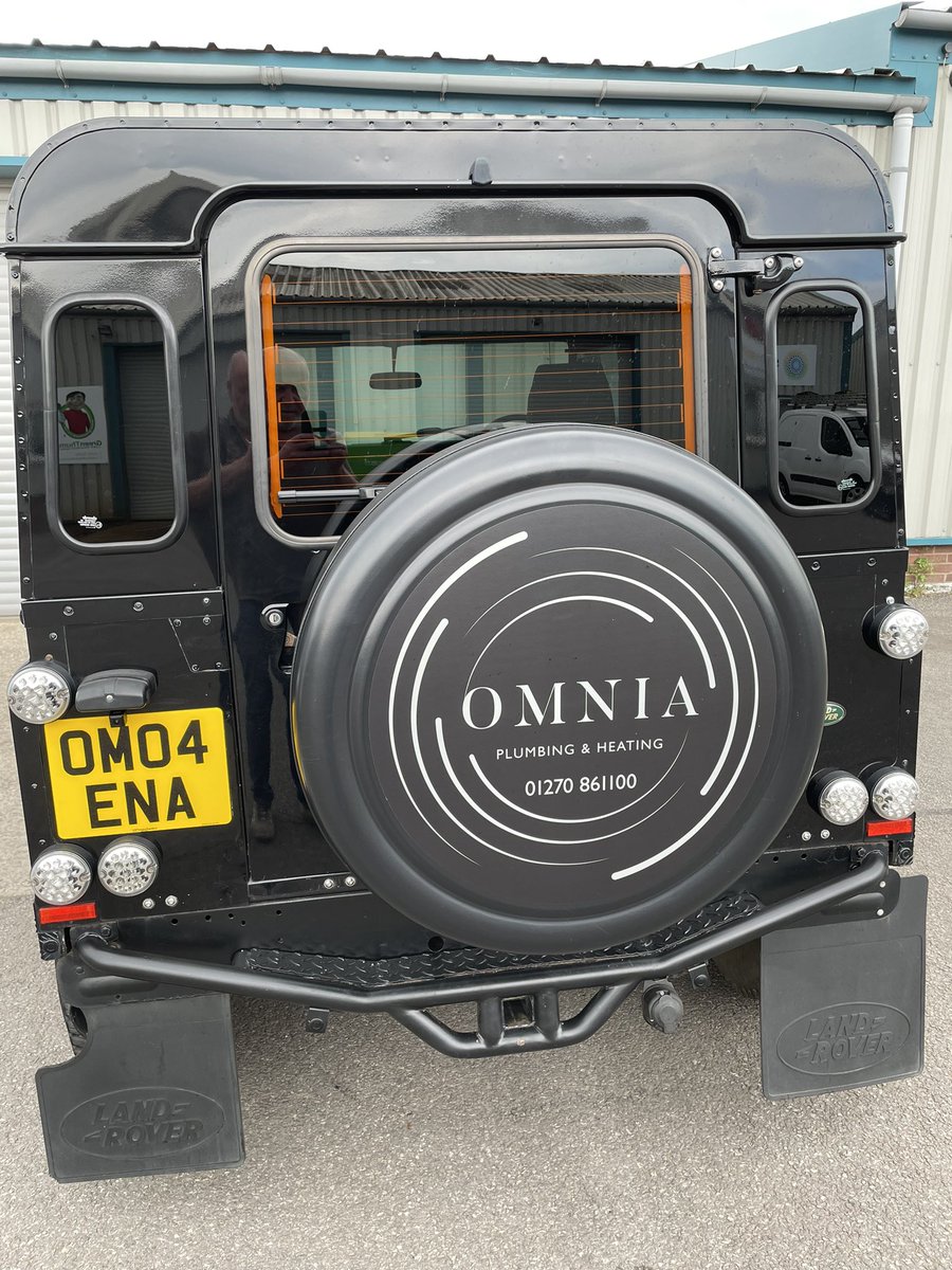 Defender is back from the garage, washed, new number plate ready for it’s next adventure