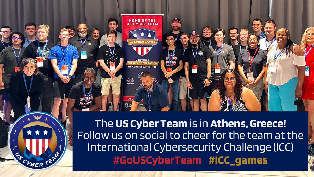 USCyberGames's tweet photo. The @USCyberGames #cyberathletes will be competing in the #ICC’s #CTF challenge tomorrow! Join the fandom by sharing or liking this post. Keep up with the live scores here: https://t.co/FDuGtiuNq4

#ICC_games #Cybersecurity #GoUSCyberTeam #USCyberFan https://t.co/zT8QoiuuRQ