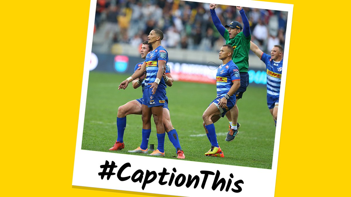 DHLAfrica's tweet photo. WIN 4 @urcofficial GRAND FINAL tickets to watch DHL  @THESTORMERS play Vodacom @BlueBullsRugby this Saturday at the DHL Stadium! 

To enter, caption this! 

#DHLDelivers #IAmAStormer https://t.co/w6dbEU8u6f