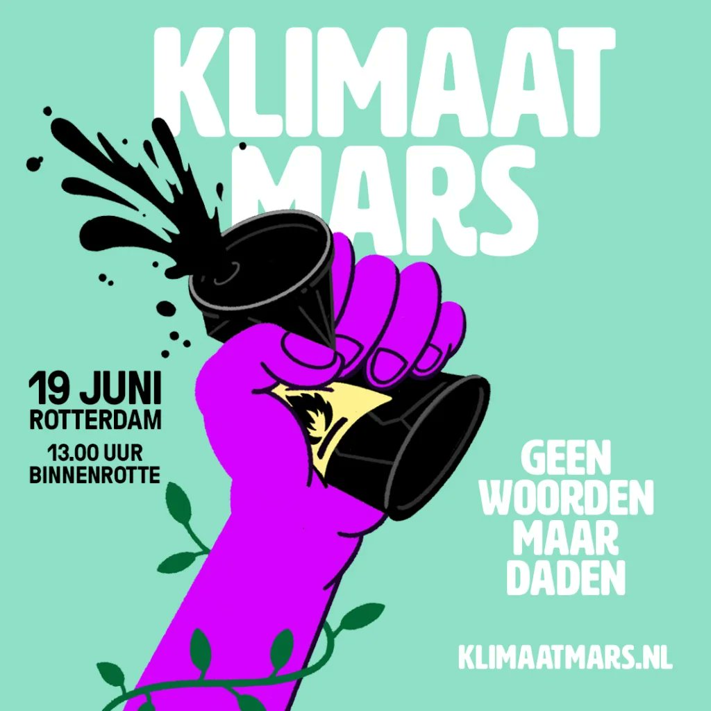 milieucentrum's tweet photo. De #KlimaatMars2022 🌎 in #Rotterdam. Zondag 19 juni 13.00 uur vanaf de Binnenrotte. Info op 📲: https://t.co/QDQuBgGnhM 👈. @klimaatmars https://t.co/fHrzhVkjt0