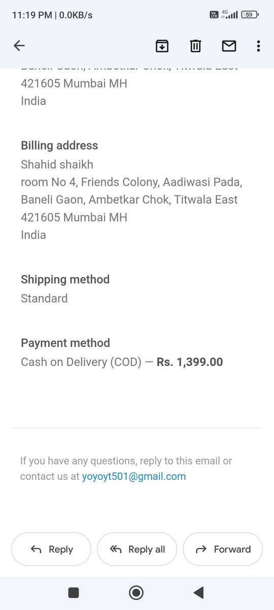 ishahidshaikh's tweet photo. i orders online smart watch and ear phone for Facebook rs 1399 and send me number watch please help @MumbaiPolice @DelhiPolice @CPMumbaiPolice @CPDelhi https://t.co/KN9qfD4lTZ