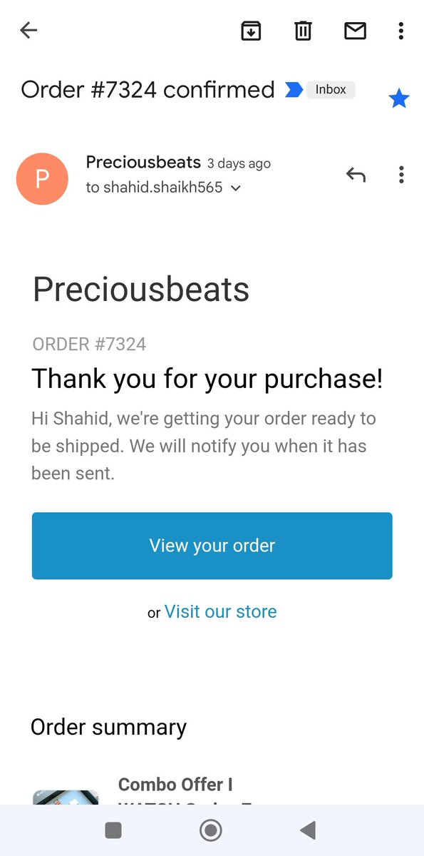 ishahidshaikh's tweet photo. i orders online smart watch and ear phone for Facebook rs 1399 and send me number watch please help @MumbaiPolice @DelhiPolice @CPMumbaiPolice @CPDelhi https://t.co/KN9qfD4lTZ
