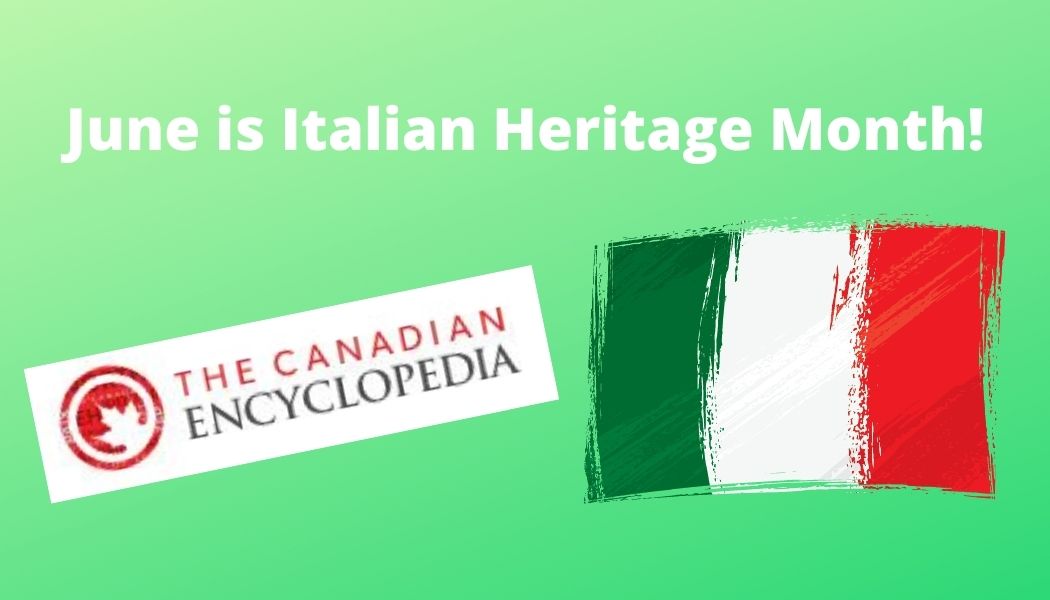LRC_HCDSB's tweet photo. June is Italian Heritage Month! More than 1.5 million people with Italian heritage live in Canada, contributing to our culture in business, the arts and cuisine! Read about the history of Italian Canadians in the Canadian Encyclopedia, available on our site. @HCDSB https://t.co/XDPomEgN7v