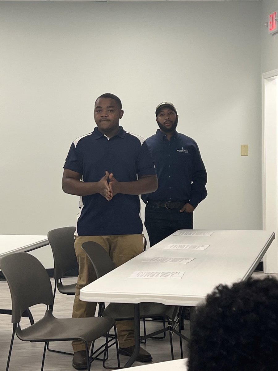 Former @SCSK12Unified and Southwest CTC student, Aramis Harris, was hired by Atlantic Track as a Welder in 2018. He has continued to be promoted within the company and assisted with the on-the-job training with the @SCS_CCTE Pre-Apprenticeship students. #WBLinTN #ApprenticeshipTN