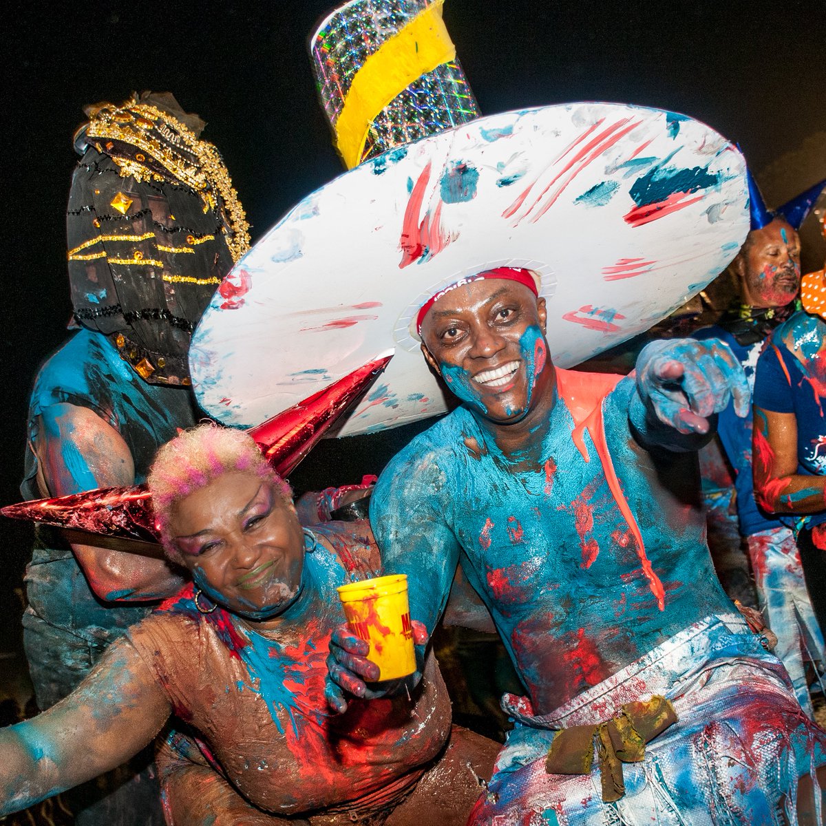 NCFBarbados's tweet photo. Where are my Foreday Morning Jammers?
My #ForedayMorning Jam experience is one not to be missed! Whether you're used to this or new to this, I'm ready to take you and your crew down the road in a Foreday Band with paint, powder, mud and the sweetest soca! #LoveCropOver #CropOver https://t.co/5zgT7XD1Xb