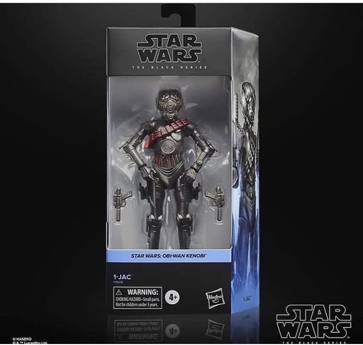coleccioniswspn's tweet photo. #Hasbro ha presentado en el #ObiWanWednesday nuevas figuras de la línea de Black Series, la tercera que os mostramos es el nuevo droide cazarrecompensas 1- JAC de la serie Obi wan Kenobi
✔️Exclusiva de Walmart
✔️Preorder abierto mañana
#TheBlackSeries #1jac #starwarsfigures https://t.co/xaNtkVsfGP