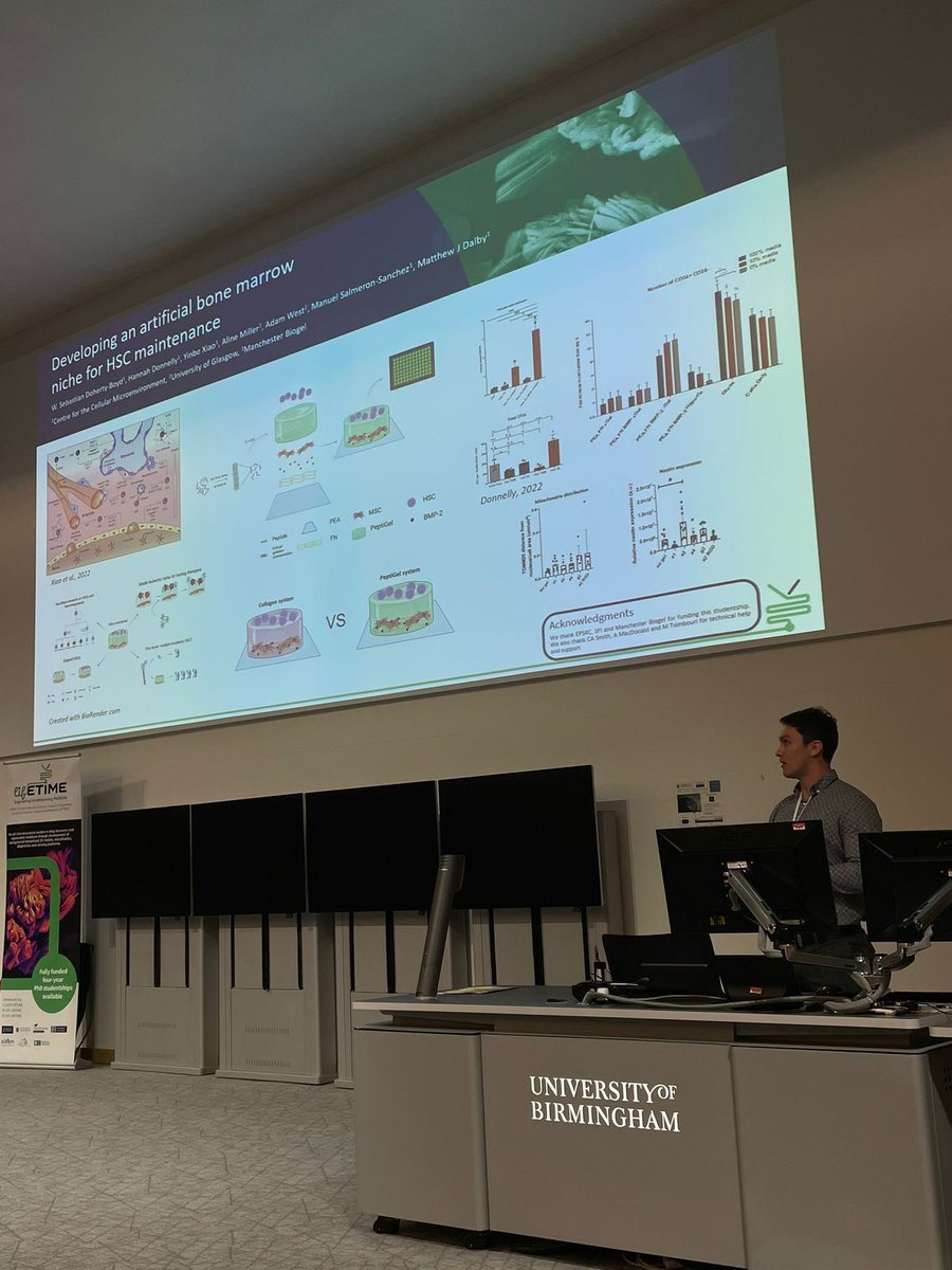 Seb (@seb_sci) on Twitter photo I was delighted to attend the #TCESxCDTs conference this week, in which I had the pleasure of presenting my research on developing a synthetic bone marrow niche for haematopoietic stem cell maintenance #phd <a href="/CDTLifETIME/">LifETIME-CDT</a> I was delighted to attend the #TCESxCDTs conference this week, in which I had the pleasure of presenting my research on developing a synthetic bone marrow niche for haematopoietic stem cell maintenance #phd <a href="/CDTLifETIME/">LifETIME-CDT</a>