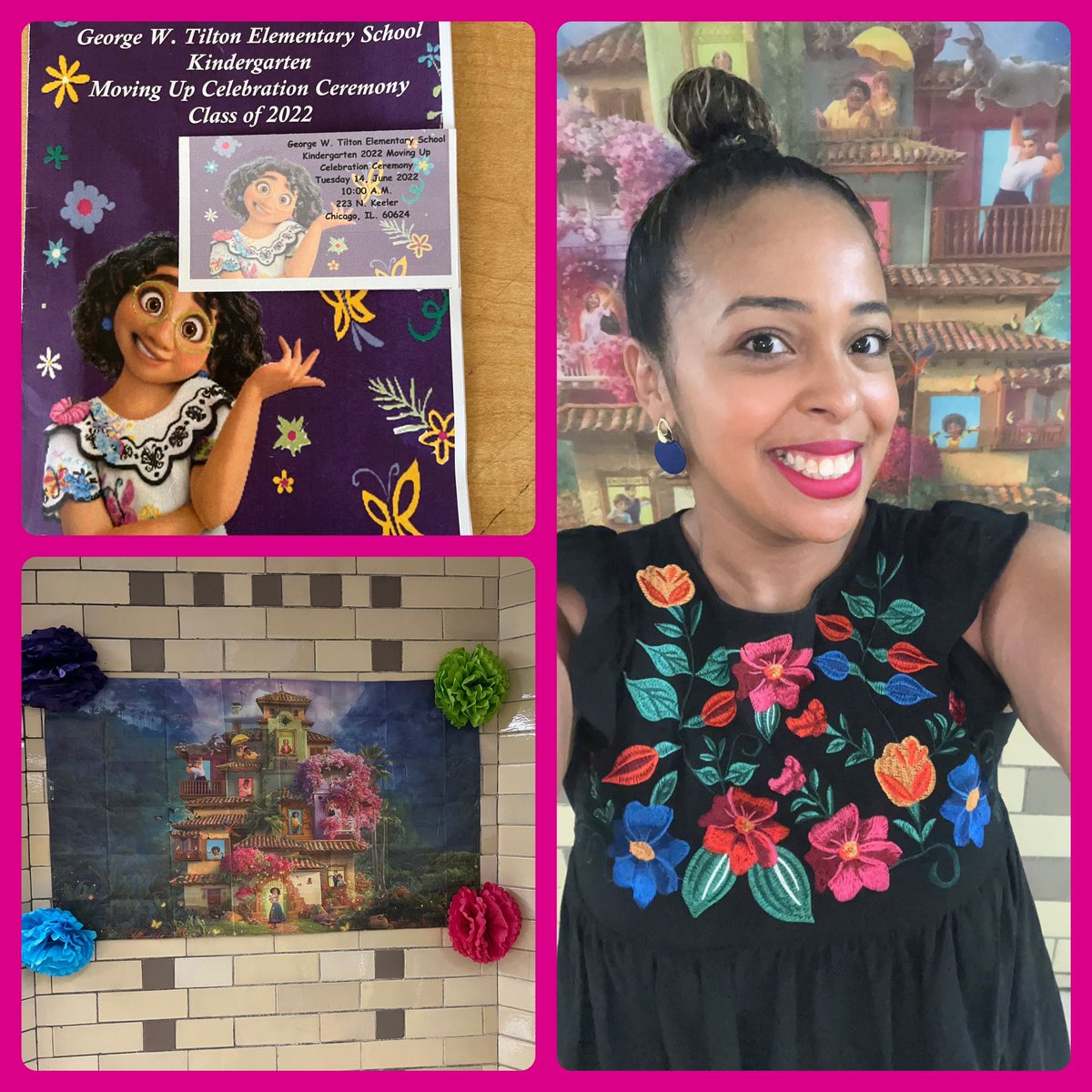 Ended the school year with an Encanto theme Graduation for my Kindergartners! We are all obsessed with the movie and songs! Thank you <a href="/Lin_Manuel/">Lin-Manuel Miranda</a> for helping me teach about the Latino culture to my students, through your movies and songs! <a href="/ChiPubSchools/">CPS - Chicago Public Schools</a>