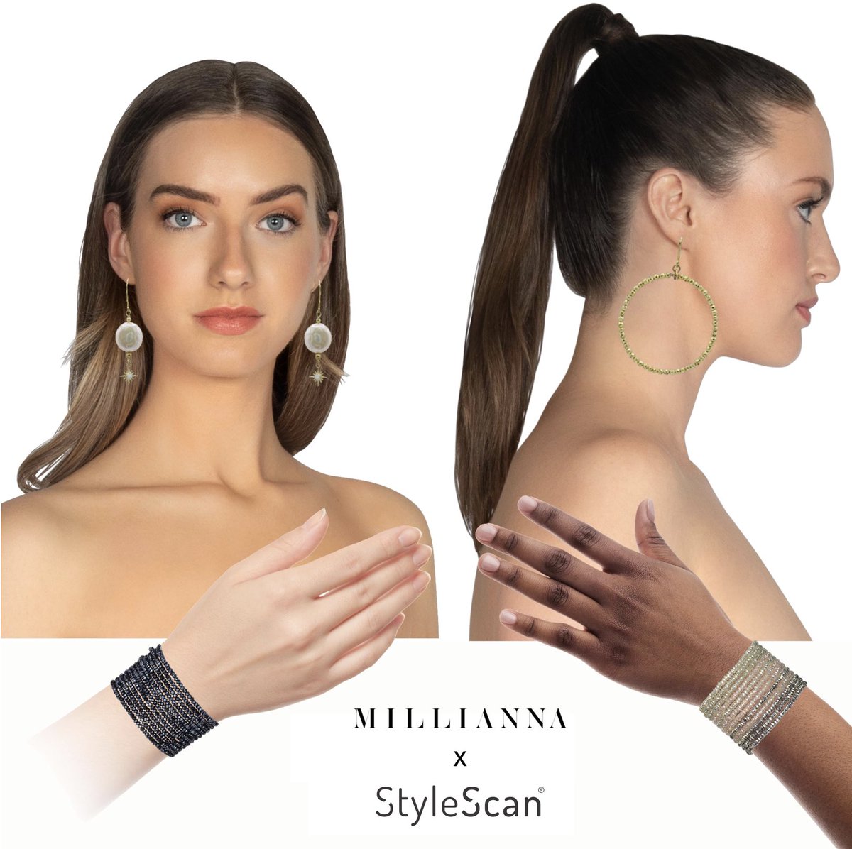 StyleScan_AI's tweet image. StyleScan is excited to announce a new partnership with Millianna Jewelry.
Trusted by a growing number of luxury apparel and accessory brands, StyleScan strengthens its leadership position as a visualization technology innovator across all fashion categories.