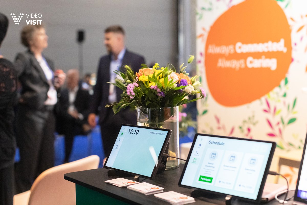 What a great first day it has been at HIMSS! Thank you everyone who visited us at our booth today. See you again tomorrow! #himss22europe #himss22
#VideoVisit #virtualcare #eldercare