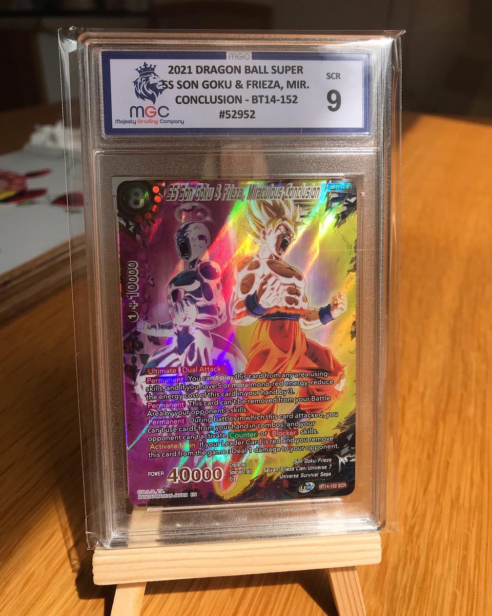 CardsAzel's tweet photo. What are your thoughts on our #DragonBallSuperCardGame graded cards?👀

@Rhymestyle 🤯?

#vegeta #goku #frieza #gohanks #tradingcardgame #DragonBallSuperSuperHero #gradedcards https://t.co/g5S2SBYl2e