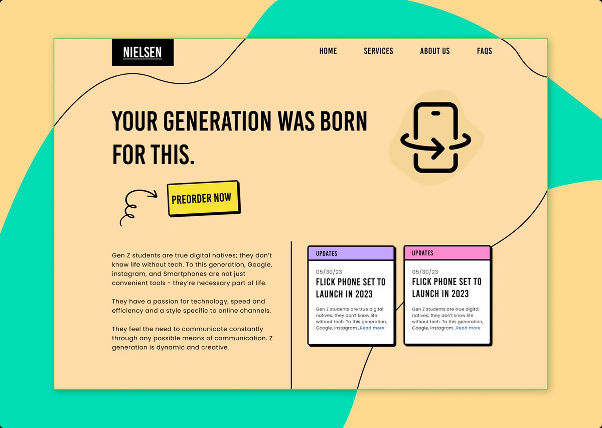 adedamola_the's tweet photo. Neubrutalism (a.k.a Neobrutalism) is a web design trend that does not conform to the usual, soft, web design. It involves the usage of ugly, raw, unusual features; rough unfinished surfaces, and contrasting elements... #uiuxdesign #Neubrutalism
#ECX30DaysofDesign 02 https://t.co/4KxlFWRtzG