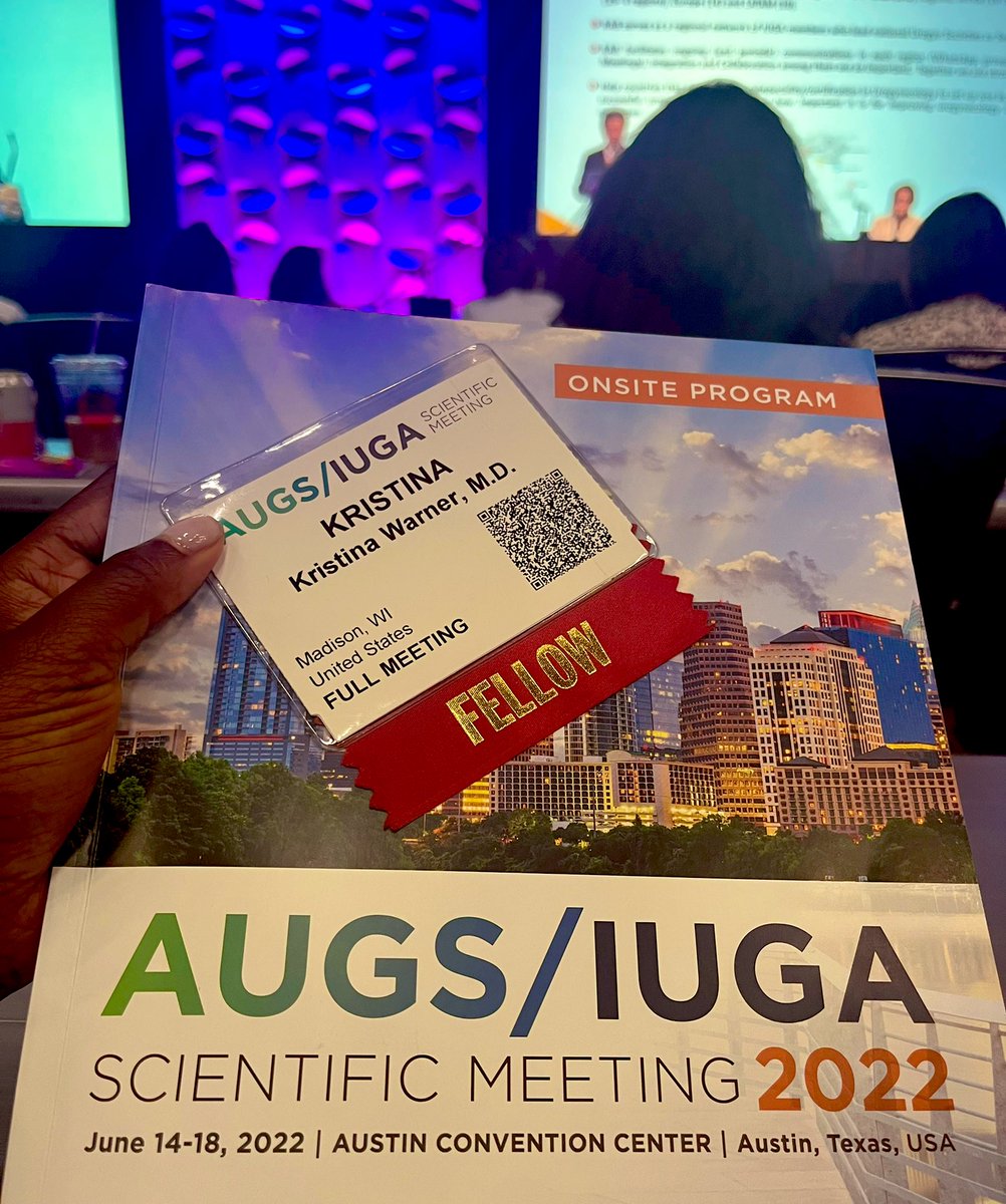 KristinaJWarner's tweet photo. I used to pray for times like this! What a dream 🤗 #AUGSIUGA22 @heidiwbrown @DobieGiles @heisler_md JPennycuff @WiscObGyn https://t.co/miqA5ZIQox