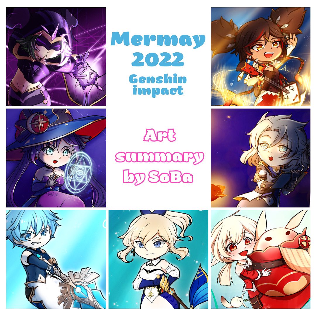 SoBartist's tweet photo. Bruh, it was hard but I finish it ><

#mermay2022 #genshinimpactfanart https://t.co/UAsGcTq4zA