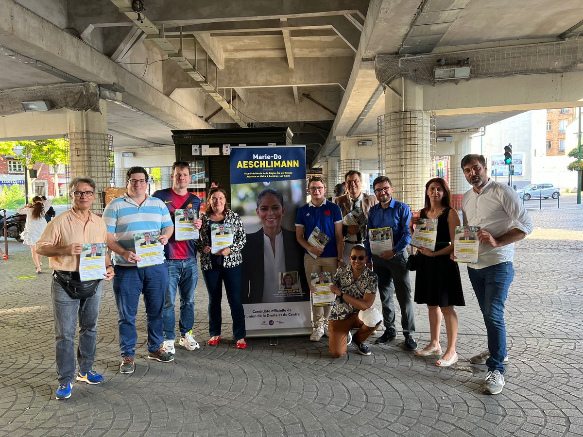 Très bon accueil pour la candidature de @MDoAeschlimann à Colombes. 

Le 19 juin votons pour une candidate proche des habitants. 
#colombes #Asnieres #PourVousDefendre #legislatives #voteutile