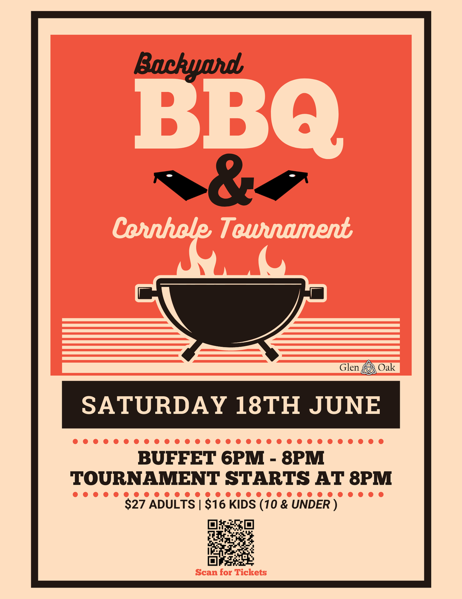 glenoakgolfclub's tweet photo. There's still time to purchase your tickets for the Backyard BBQ &amp; Cornhole Tournament this Saturday! Buy online before it's too late at https://t.co/YNZXKEd5UU https://t.co/WhLCUrllCb