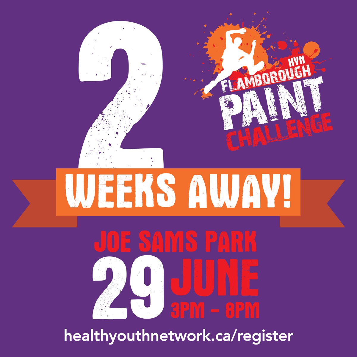 HealthyYouthNe1's tweet image. We’re two weeks from the Paint Challenge! 😲 Have you registered yet? ✋ It will be here before we know it! 🎉

Register at healthyouthnetwork.ca/register/ ✅
#TakeTheChallenge #FlamboroughPaintChallenge