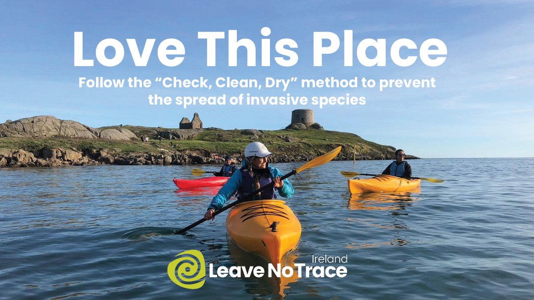 Please, when you are out on the water, don't forget to #CheckCleanDryIRL @LeaveNoTraceIrl #LoveThisPlace