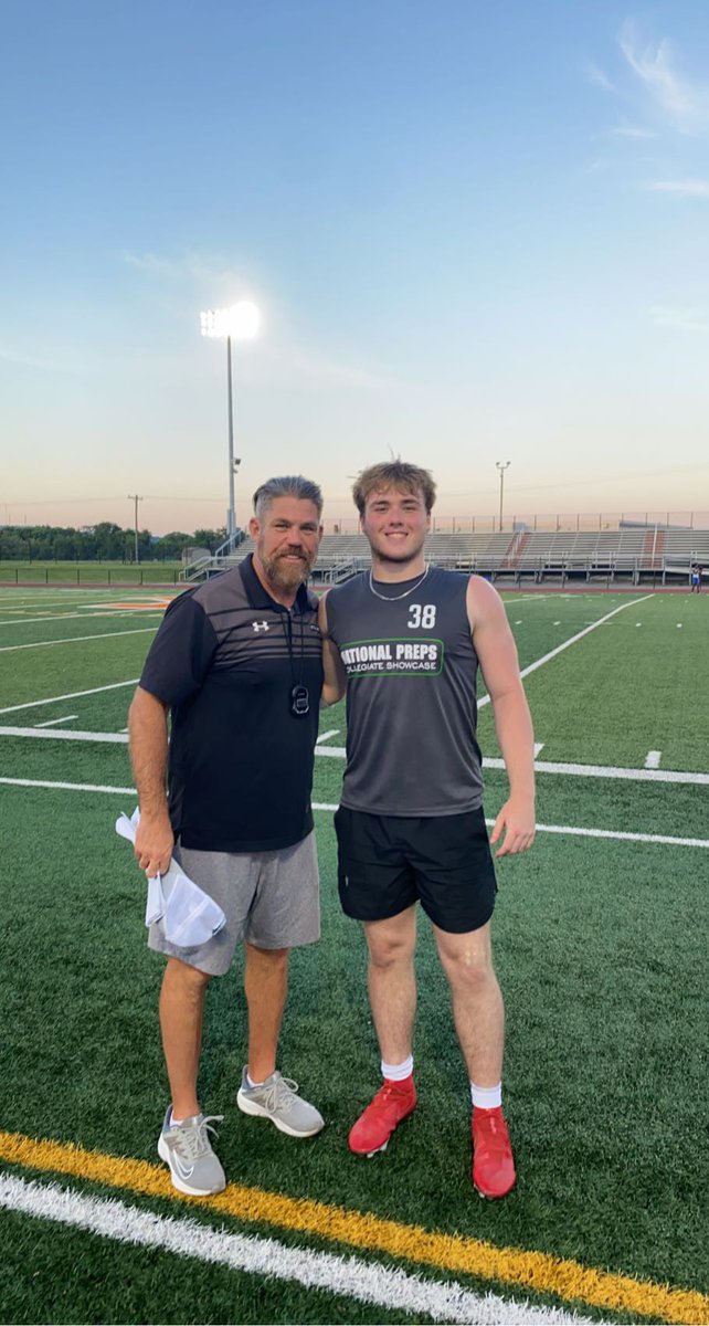 Thank you to <a href="/NPCoachZim/">Donnie Zimmerman</a> and National Preps for the awesome camp yesterday. Thank you for having me and allowing me to showcase my abilities! <a href="/CoachPoeWins/">Napoleon Sykes Jr.</a> <a href="/LvilleBigRedFB/">Lawrenceville Football</a>
