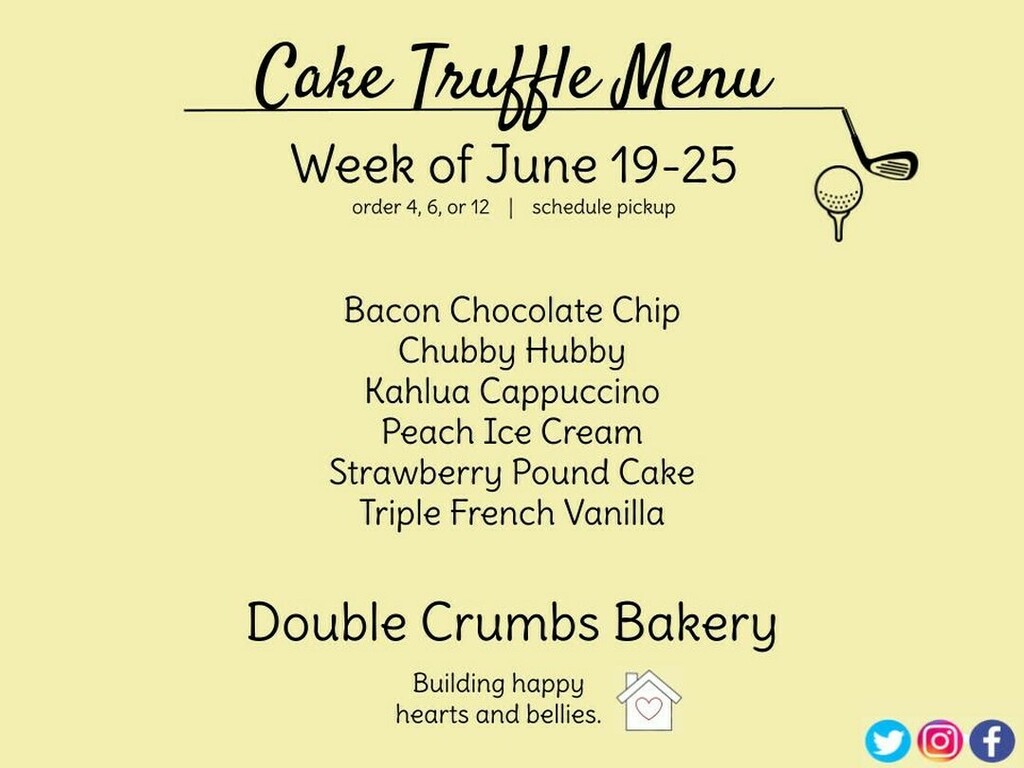 Double_Crumbs's tweet photo. Pre-orders are open for Father's Day! If you are a dad, have a dad, or know a dad, give them the gift that makes an afternoon nap that much sweeter.  #caketruffles #cakepops #farmersmarket #northernvirginia #dessert #fathersday https://t.co/Howi8TJKfc https://t.co/M1y3HTdCLv