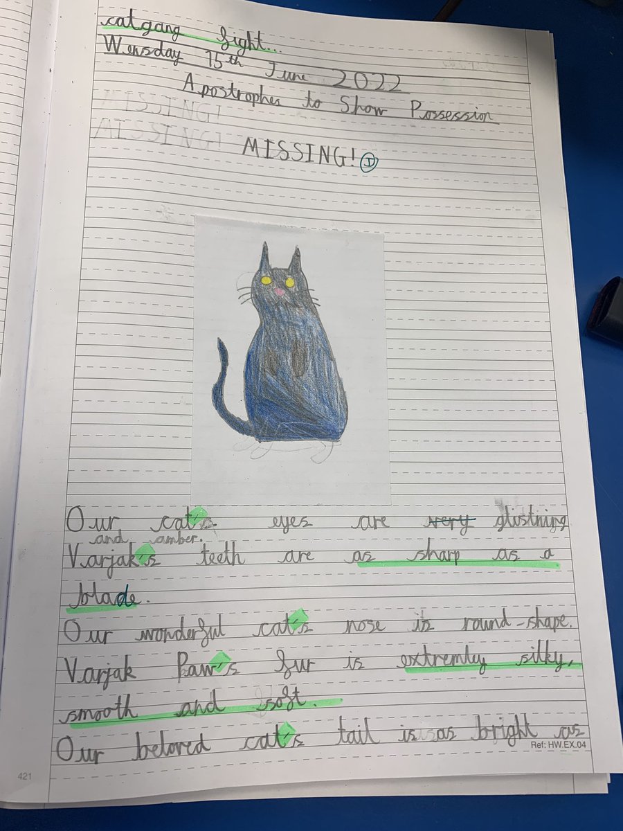 MrsWhileYear4's tweet image. It’s actually all I’m tweeting about at the minute 😂🙈 but we are just loving Varjak Paw! #StPetersEnglish