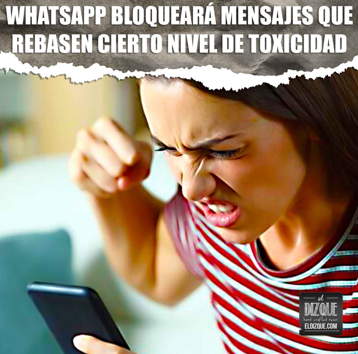 DizqueNoticias's tweet photo. WhatsApp bloqueará mensajes que rebasen cierto nivel de toxicidad https://t.co/UAHG3yI4Vs

#WhatsApp #Messenger #Facebook #Novia #Psicopata #Memes #MemesMexico #MemesEspañol #Meme #MemesMexicanos #Funny #FelizMiercoles https://t.co/PmzsUfjdYT