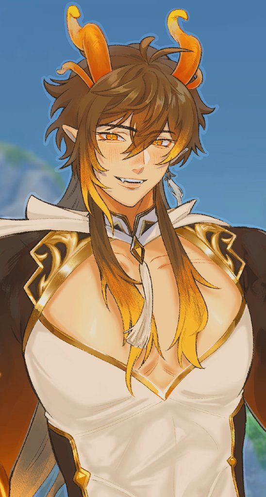 I like to take certain artistic liberties when it comes to his archon outfit