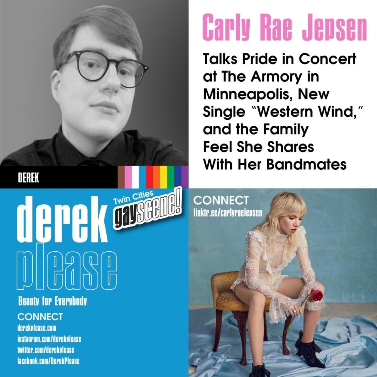 TCGayScene's tweet photo. DEREK PLEASE⁠
Beauty For Everyone.⁠
Featuring: Carly Rae Jepsen
Read the interview in this edition of Scene at:
https://t.co/1OYu8ORPXH ⁠
@TwinCitiesGayScene⁠
@TCGayScene⁠
@DerekPlease
⁠
#TCGayScene #twincitiesgayscene #glbtq #lgbtq #minneapolis https://t.co/TbrpBQ3QBH