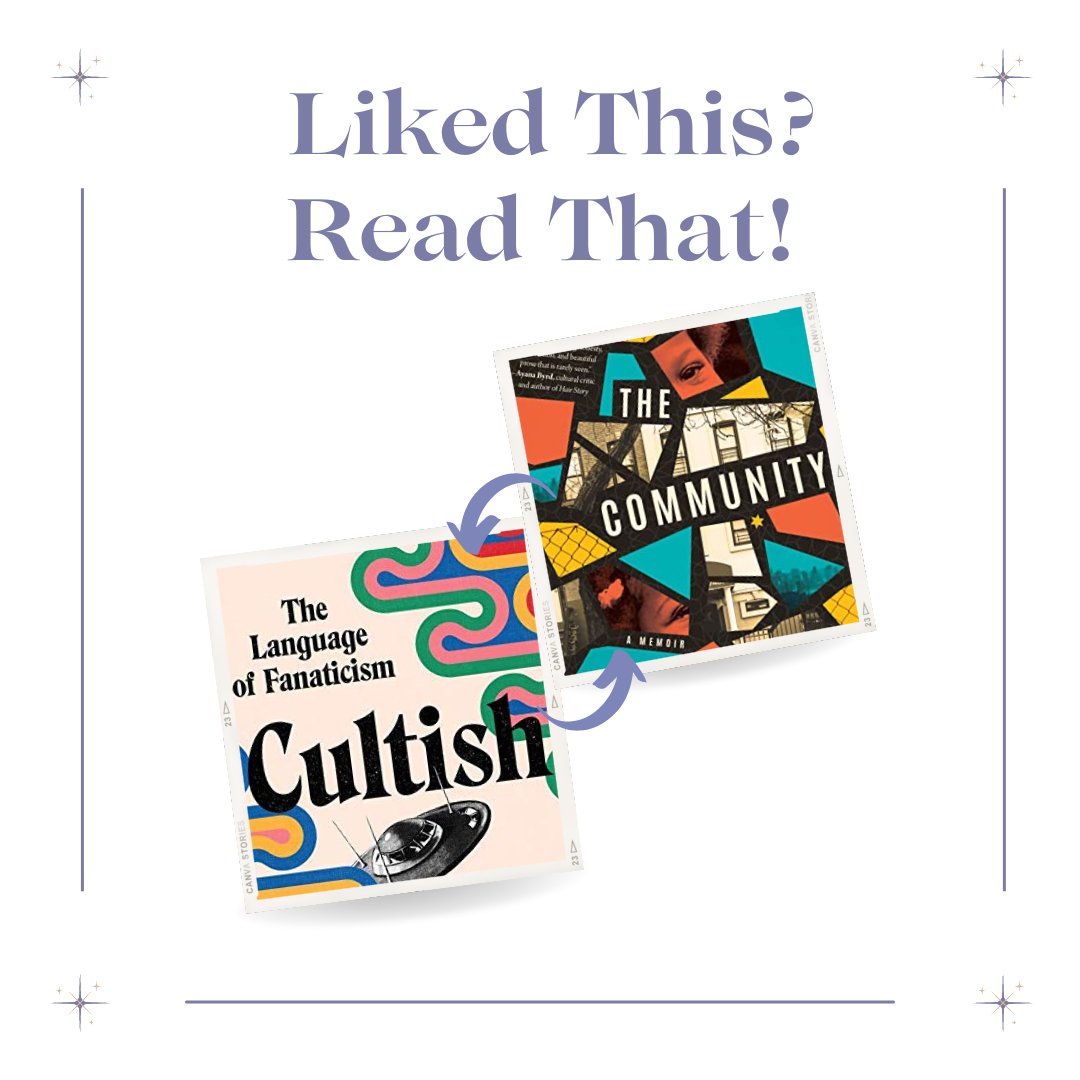 Looking for the next best book after reading CULTISH: THE LANGUAGE OF FANATICISM by @AmandaMontell? The search is over! Pick up a copy of THE COMMUNITY by @JamiylaChisholm for an inside account of life within a religious cult.
