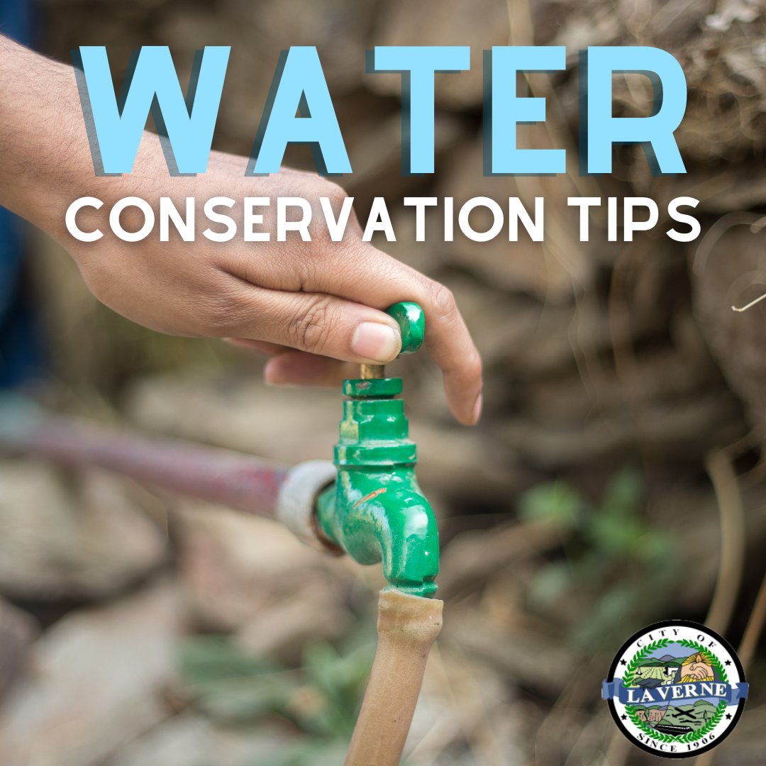 (1/2) As the weather heats up, here are ways to conserve water outdoors:

🚰Adjust sprinkler heads &amp; fix leaks
🪴Use water-wise &amp; drought-resistant plants
🌱Use mulch
🧹Use a broom to clean outdoor areas