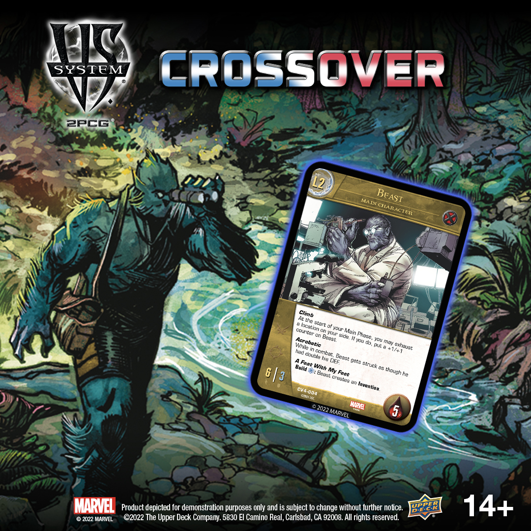 UpperDeckEnt's tweet photo. Step into the Nexus of All Realities for Vs. System 2PCG: Crossover Vol. 4!
🪄 #ScarletWitch
👓 #Beast
🦾 #IronMan Armor
Check out these and more fan-favorites in an all-new 55 card set, available now! https://t.co/xoPxFBZSLa #UpperDeck #Marvel #Vs2PCG https://t.co/MSVslXE43A