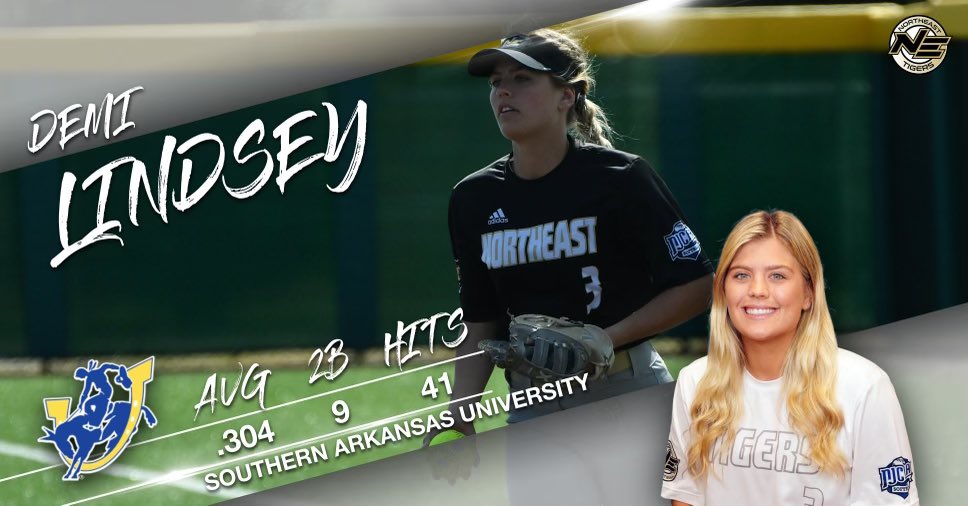 nemccsoftball's tweet photo. Congrats @demilindsey7 on your commitment to SAU! Tigers to the next level! Congrats on joining other Tigers on the Wall of Fame. The ‘22 class make it outdated. Hall of Fame and Wall of Fame - leaving a legacy! #oNEfamily https://t.co/qTUKWwkiy2