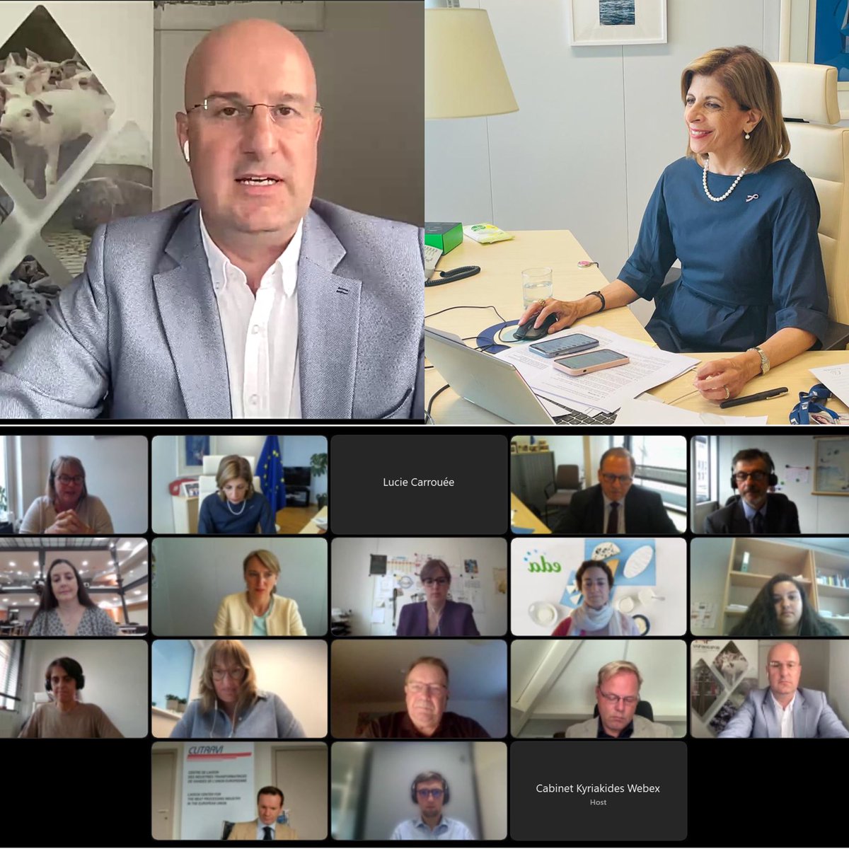 SKyriakidesEU's tweet image. Important meeting with stakeholder organisations @COPACOGECA to discuss our ongoing work on 🇪🇺 animal welfare rules &amp;amp; the revision of the animal welfare legislation.