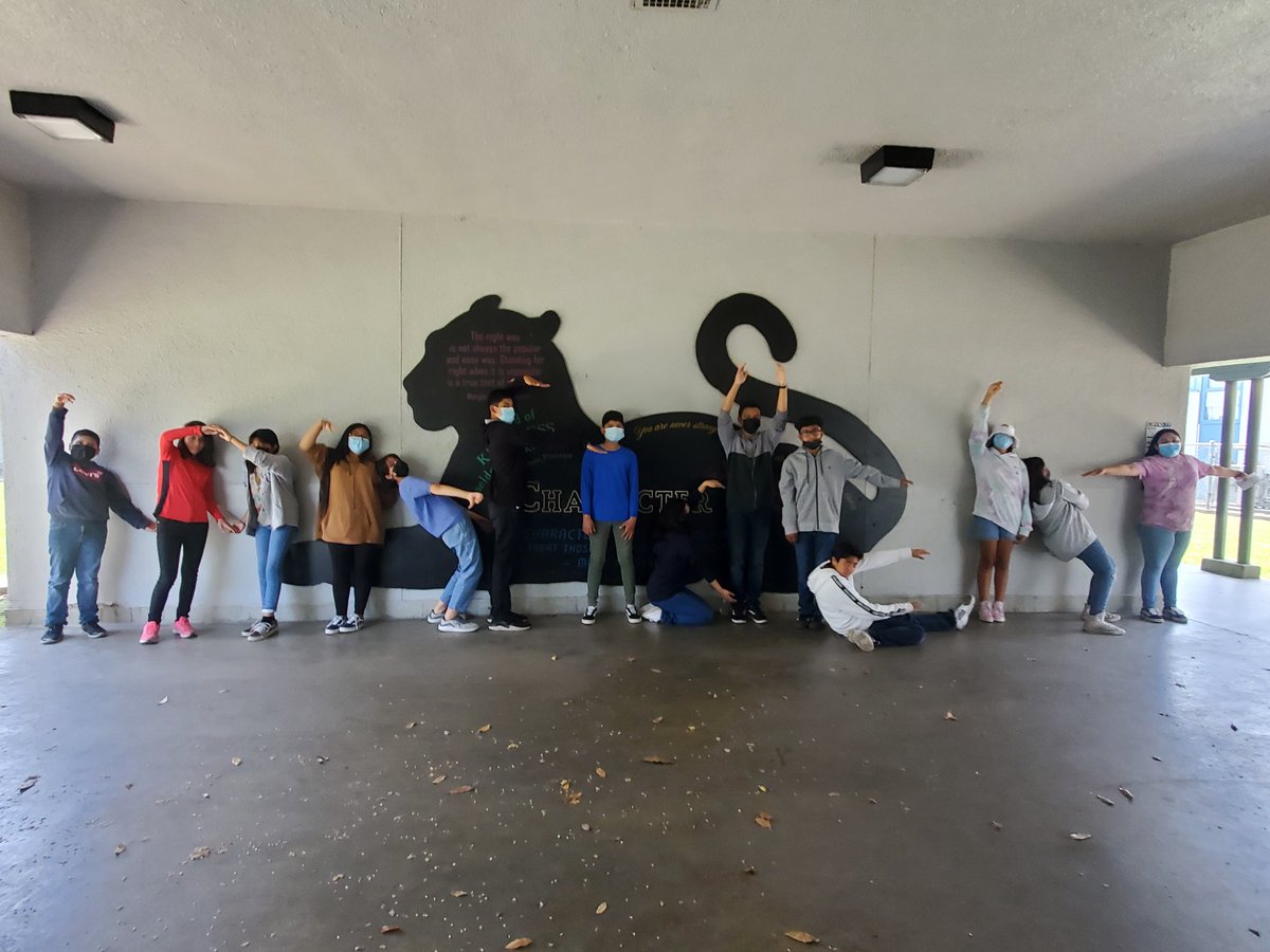 Summer School Week 2: Teamed up with another class to do a Picture Scavenger Hunt around campus today! Lots of collaboration and listening skills activated today! Can you figure out the leadership words they spelled out? <a href="/jennyaamaya/">Jenny Amaya</a> #PantherPride