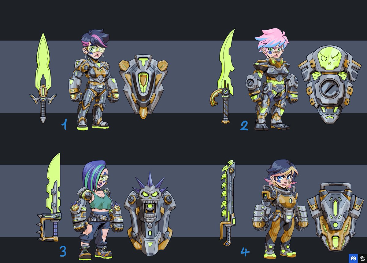 Weekly polls featuring 𝗘𝗹𝗶𝘁𝗲 𝗪𝗮𝗿𝗿𝗶𝗼𝗿!

Vote for your favorite setup for her 𝗖𝘆𝗯𝗲𝗿𝗽𝘂𝗻𝗸 theme!

Top Poll is for 𝗖𝗼𝘀𝘁𝘂𝗺𝗲
Middle Poll is for 𝗦𝘄𝗼𝗿𝗱 
Bottom Poll is for 𝗦𝗵𝗶𝗲𝗹𝗱

Vote Below: 👇