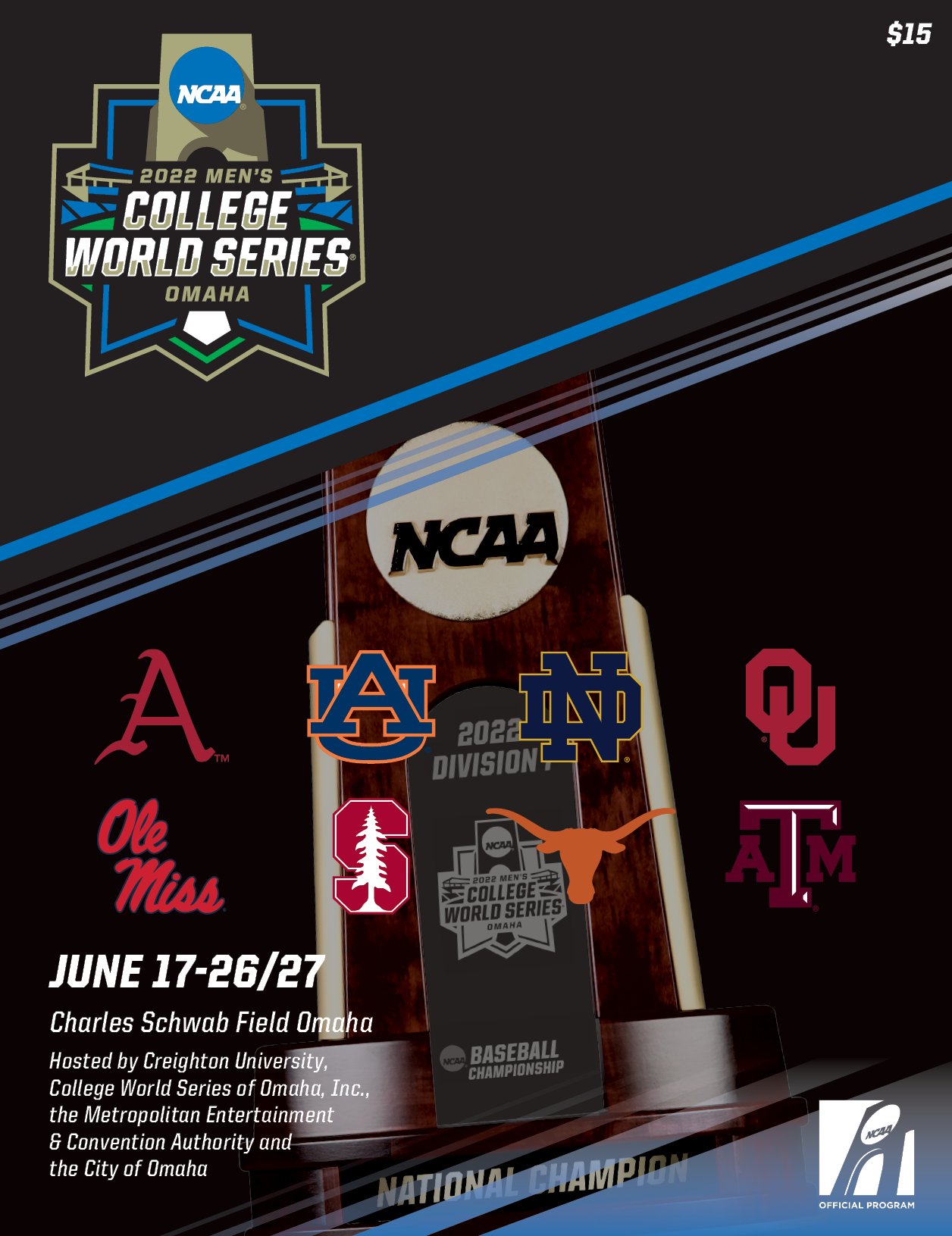 Limited Edition 2024 NCAA Women's College World Series Program