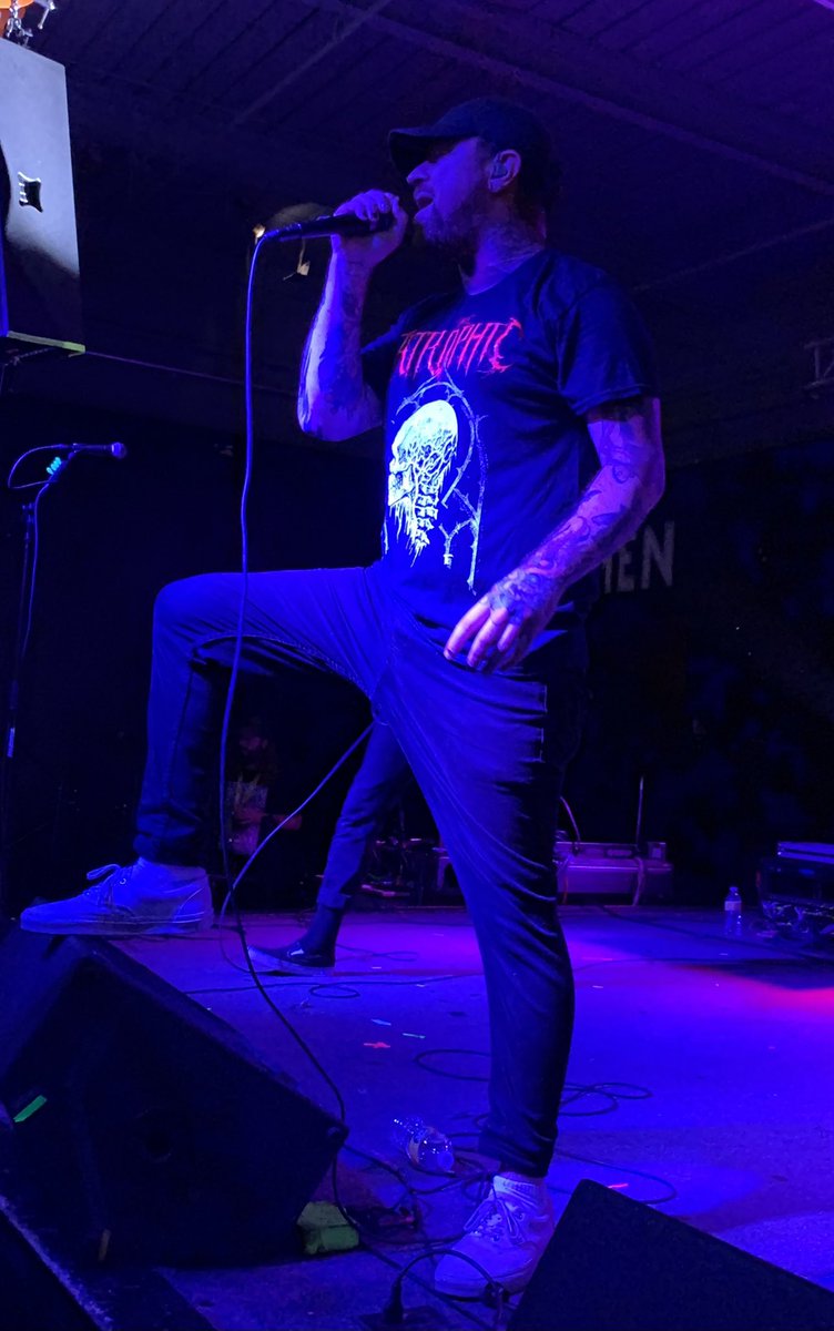 BPac33's tweet photo. A few pics from the @Allegaeon show in Greensboro, NC on 6/14. Had an absolutely amazing time. GO SEE THEM! #TerrestrialTakeoverTour #Damnum #Deathmetal https://t.co/fcke8Ud1Ui