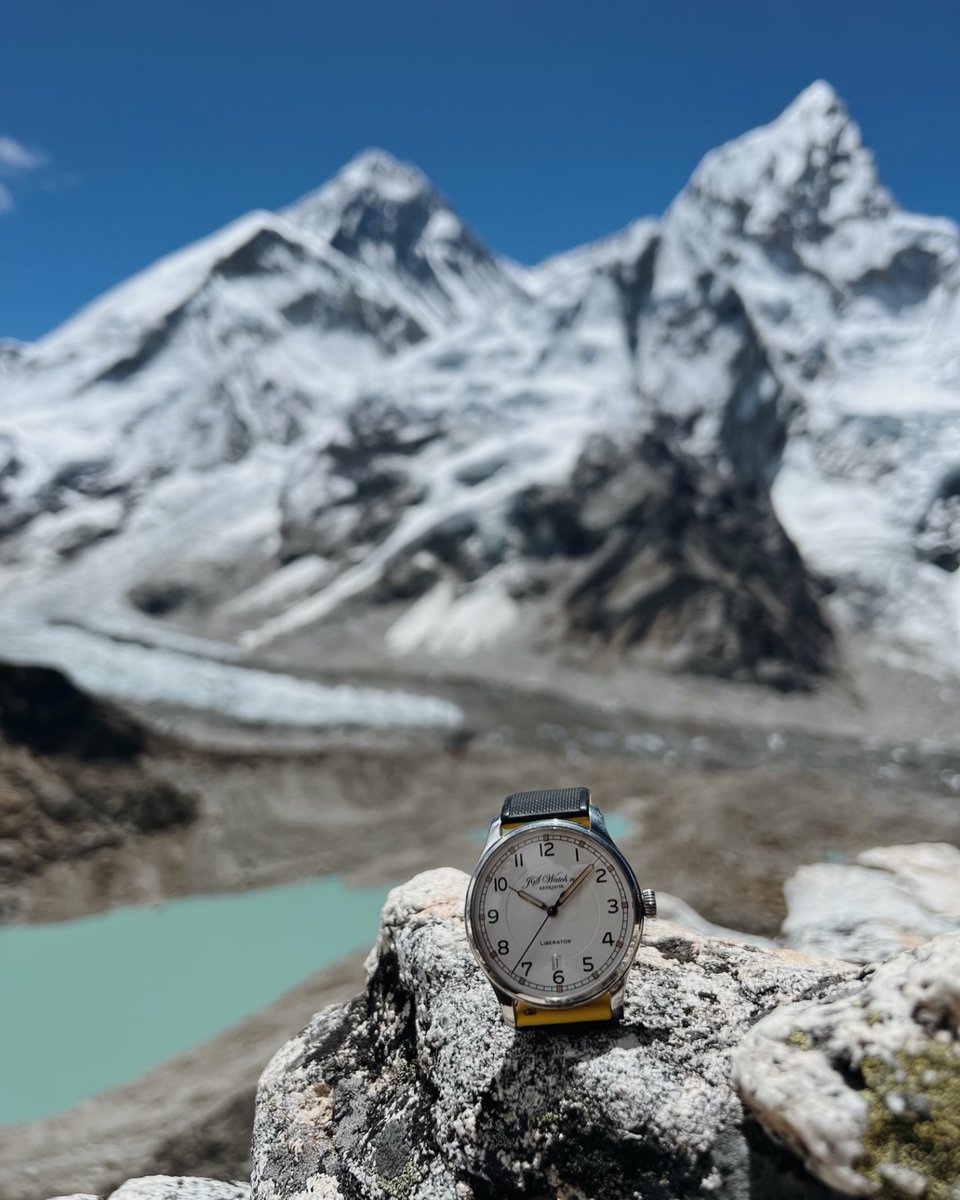 The Gilbert Liberator at Everest Base Camp! Thank you for sharing this wonderful photo with us Mr. Cardie! ⛰️🤩👍

#jswatch #reykjavik #iceland #watchesofinstagram #watchoftheday #watchcollector #watchfam #watchaddict #hodinkee #watchmaking #everest #everestbasecamp
