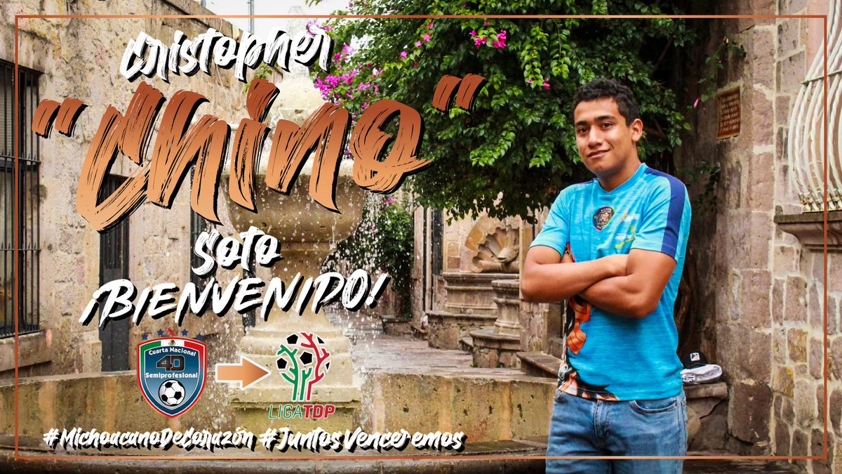 ¡El que persevera, alcanza! 💪🤩

Cristopher Soto el año pasado estuvo en nuestra 4ta. División Semiprofesional en #Quiroga, y hoy da el salto para formar parte del primer equipo. 🖤🧡🤍

Un extremo con talento, velocidad y técnica. ¡Bienvenido "Chino" a la <a href="/LigaTDP/">Liga TDP</a>! ⚽🏆