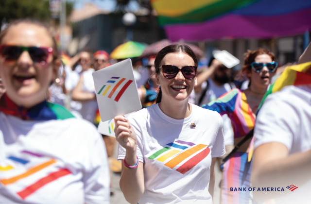 #BofAPride means supporting our #LGBTQ+ colleagues by creating a space where all of us can be our most authentic selves at work. This #PrideMonth, I’m celebrating my teammates &amp; thankful for the ways <a href="/BankofAmerica/">Bank of America</a> is dedicated to diversity &amp; inclusion. bit.ly/3O1loSj
