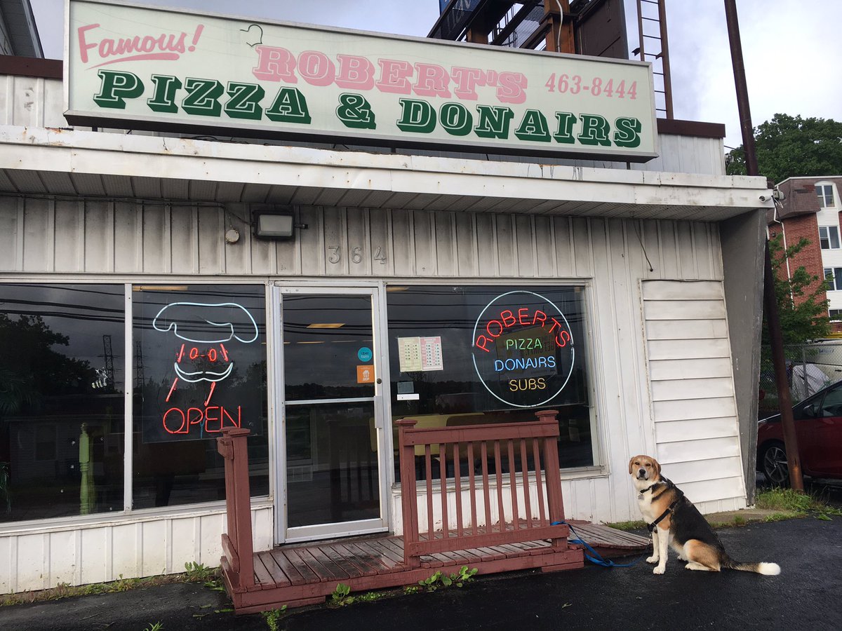 Robert's Pizza Donairs &amp; Subs (365 Windmill Rd)

Really wasn’t sure what I was getting here, but that’s the fun of HRM pizza!

<1/4 size
Crunchy crust
Lotsa pepp!
There was cheese
There was sauce
$4.54

Absolutely packed with pepp! Bonus pepp was given to hungry pup

Rating: 6/10