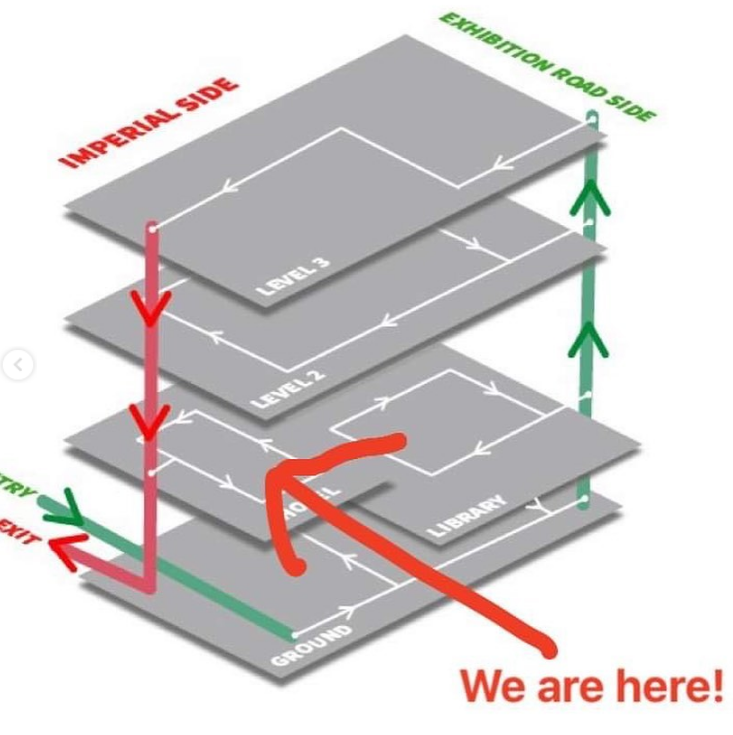 SSCPEarthMusic's tweet photo. So, come on down and make some music with us and learn to mx music and nature sounds. We will be in the Dyson Hotel in the Dyson building, which can be accessed from the Imperial College Road entrance via stairs and lift (see image). See you there! #ExRdFest https://t.co/0aarBMcue3
