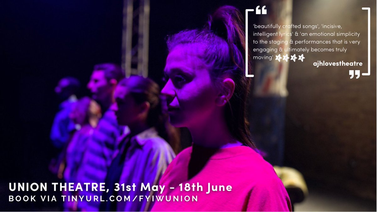 For You I’d Wait Musical (@foryouidwait_) on Twitter photo Happy hump day! 🐪
Catch For You I’d Wait while you still can at <a href="/TheUnionTheatre/">The Union Theatre</a>, performing until this Saturday only 🤍✨💜
tinyurl.com/FYIWUnion
#theatre #musicaltheatre #musical #london #londontheatre #offwestend #westend Happy hump day! 🐪
Catch For You I’d Wait while you still can at <a href="/TheUnionTheatre/">The Union Theatre</a>, performing until this Saturday only 🤍✨💜
tinyurl.com/FYIWUnion
#theatre #musicaltheatre #musical #london #londontheatre #offwestend #westend