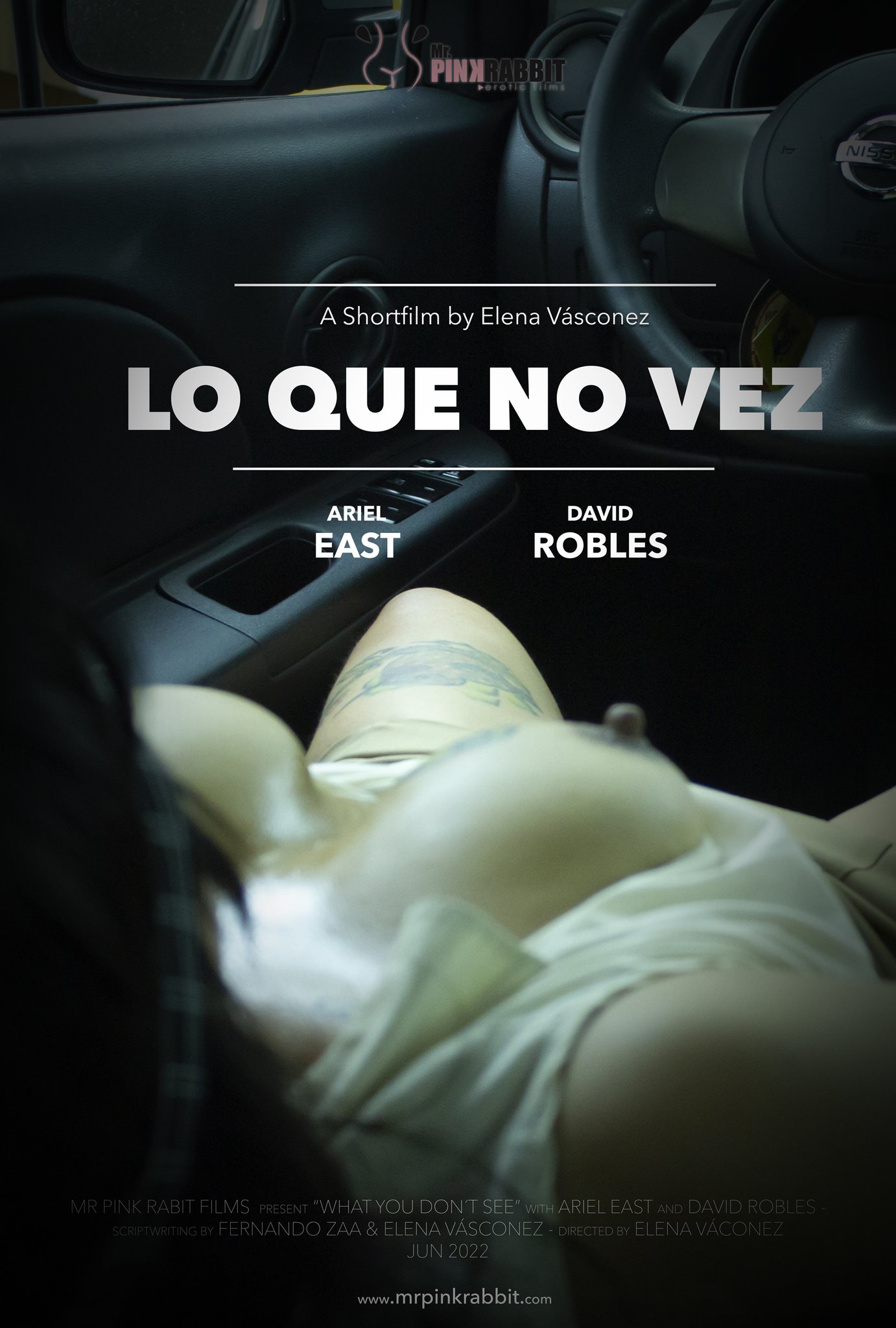 Este viernes 17 estrenamos el corto "LO QUE NO VEZ", con el debut de @AryelEast . El día de mañana estaremos sorteando pases para ver el estreno en nuestro #Twitter #cortos #ecuador #ethicalPorn #Quito https://t.co/JF0k3gSVWI