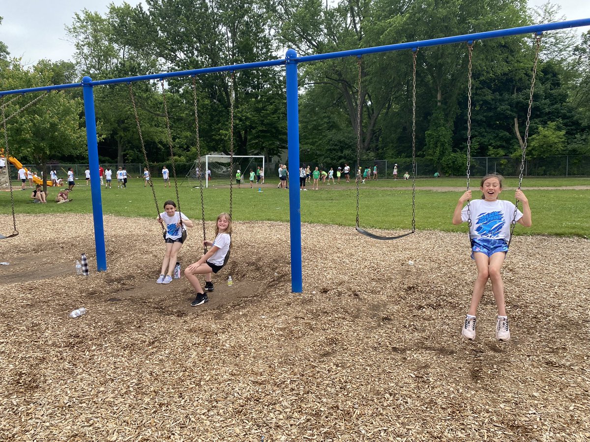 Amazing field day! Thank you <a href="/Neumann_Dolsen/">Mr. Neumann</a> and volunteers! Soaking up these happy final moments with my ALMOST Dolsen Graduates ! 🐬

Also thank you <a href="/PtoDolsen/">Dolsen PTO</a> for our awesome track/field day shirts!