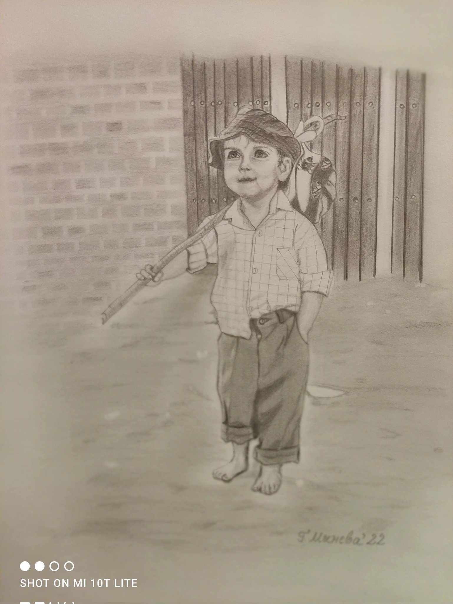 Poor Boy Drawing