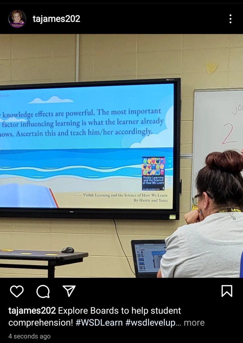 TaunyaJ's tweet photo. Leveling up my Explore Boards learning at this year's #WSDLearn #wsdlevelup #LevelUpLearn Training! https://t.co/tnksAxy551